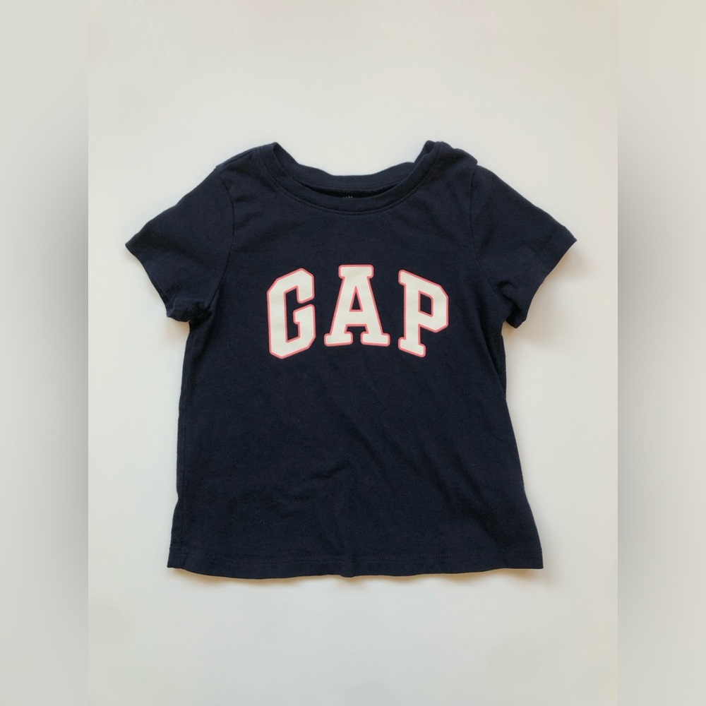 Baby Gap Blue Short Sleeve T-Shirt Toddler Girls Size 4 Years